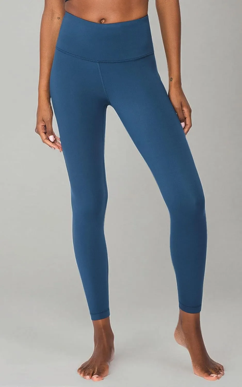 Yogalicious High Waist Squat Proof Criss Cross V-Back Ankle Length Leggings
