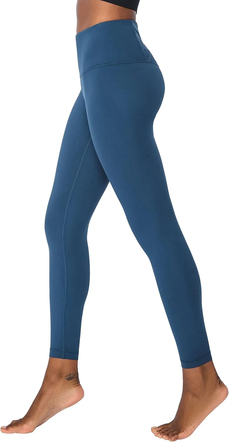 Yogalicious High Waist Squat Proof Criss Cross V-Back Ankle Length Leggings